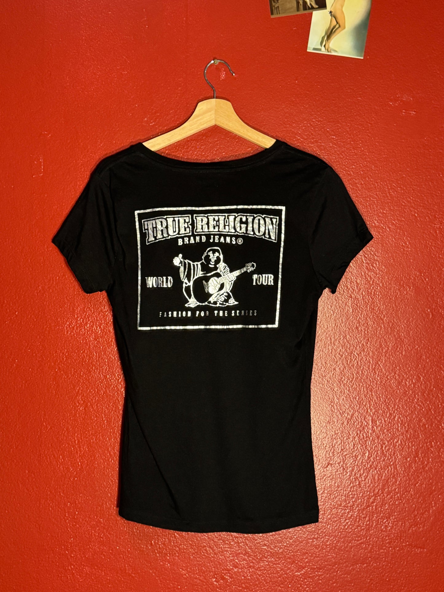 True Religion World Tour Graphic T-Shirt - L (AU M/L)