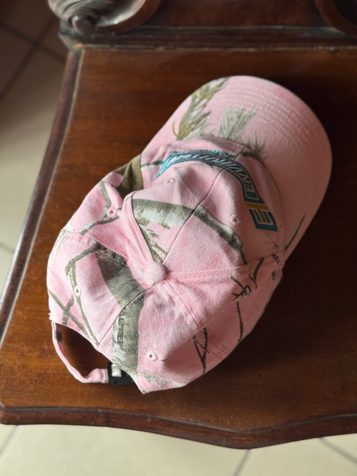 Vintage Pink Camo Hat
