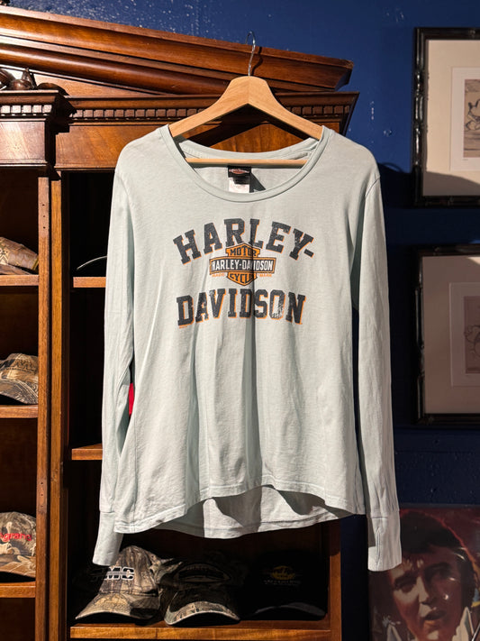 Vintage Harley-Davidson Long Sleeve Tee – Brandt’s I-69 Marion, Indiana [XL]