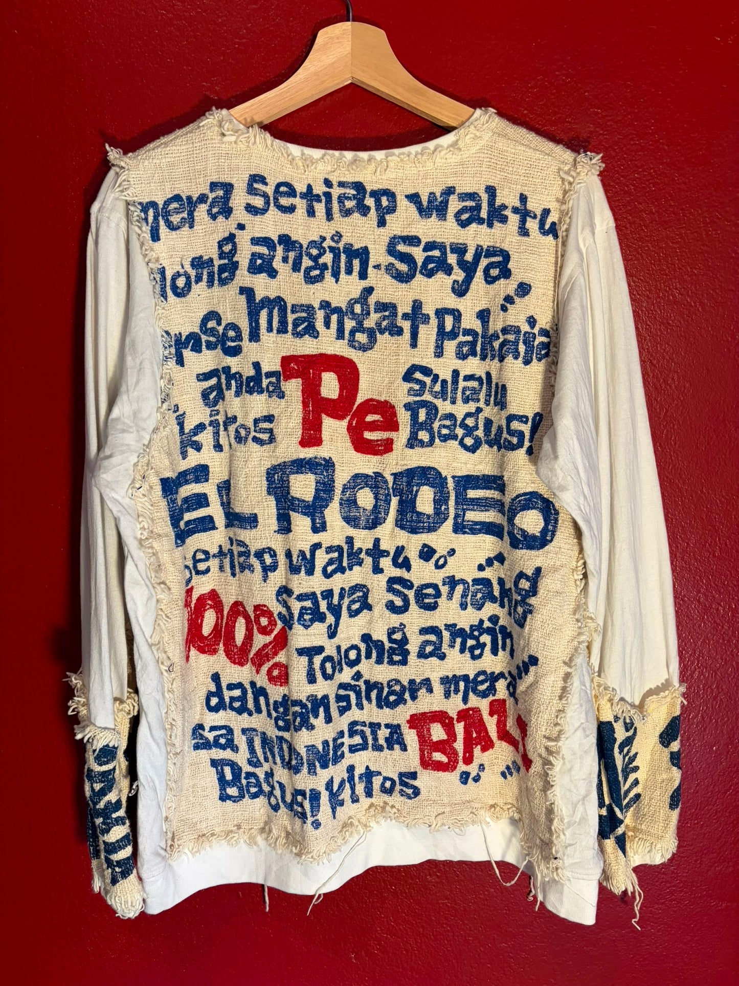El Rodeo Upcycled Burlap Graphic Sweatshirt (AU 14-16)