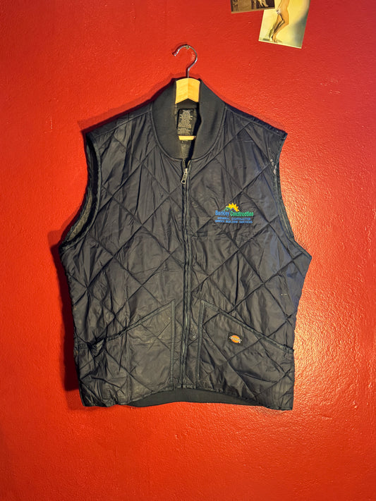 Dickies Quilted Work Vest - Black [L]