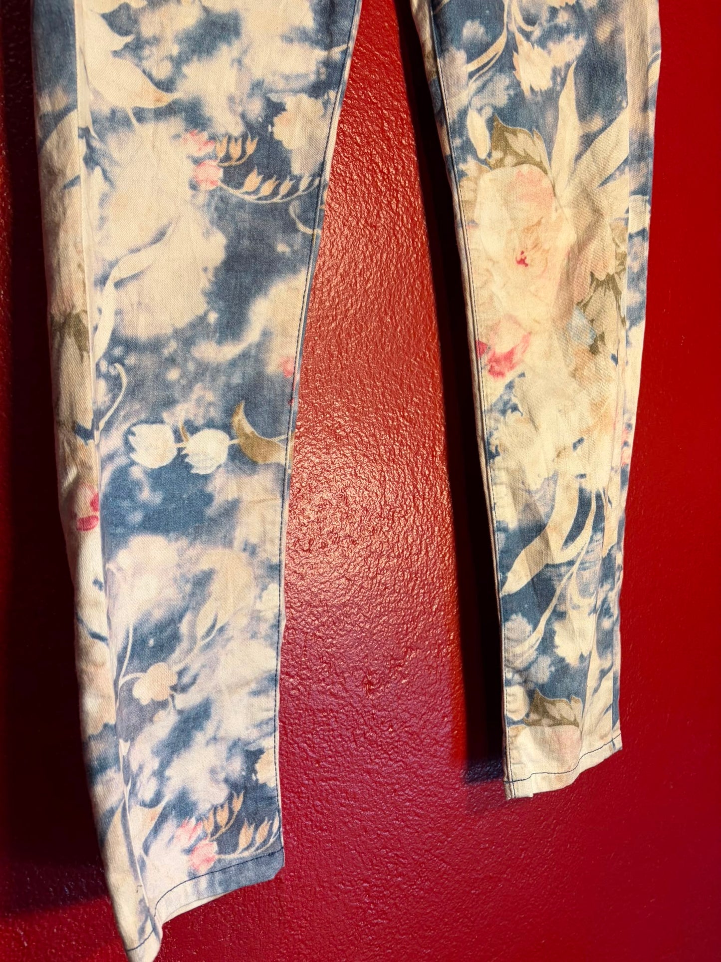 Polo Ralph Lauren Floral Print Skinny Jeans - W27 (AU 8-10)
