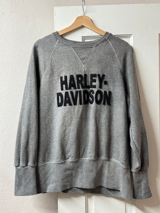 Harley-Davidson Applique Logo Sweatshirt [M]