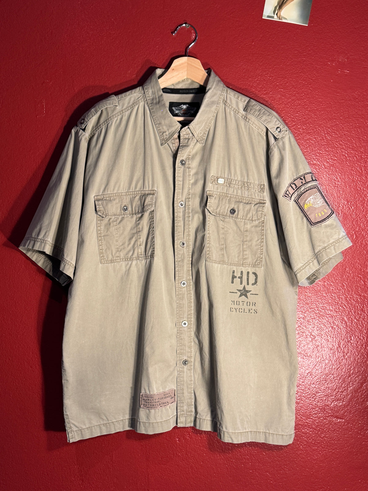 Harley-Davidson MotorClothes Short Sleeve Utility Shirt - Y2K [XL]