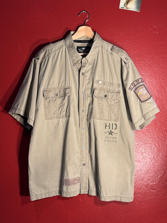 Harley-Davidson MotorClothes Short Sleeve Utility Shirt - Y2K [XL]