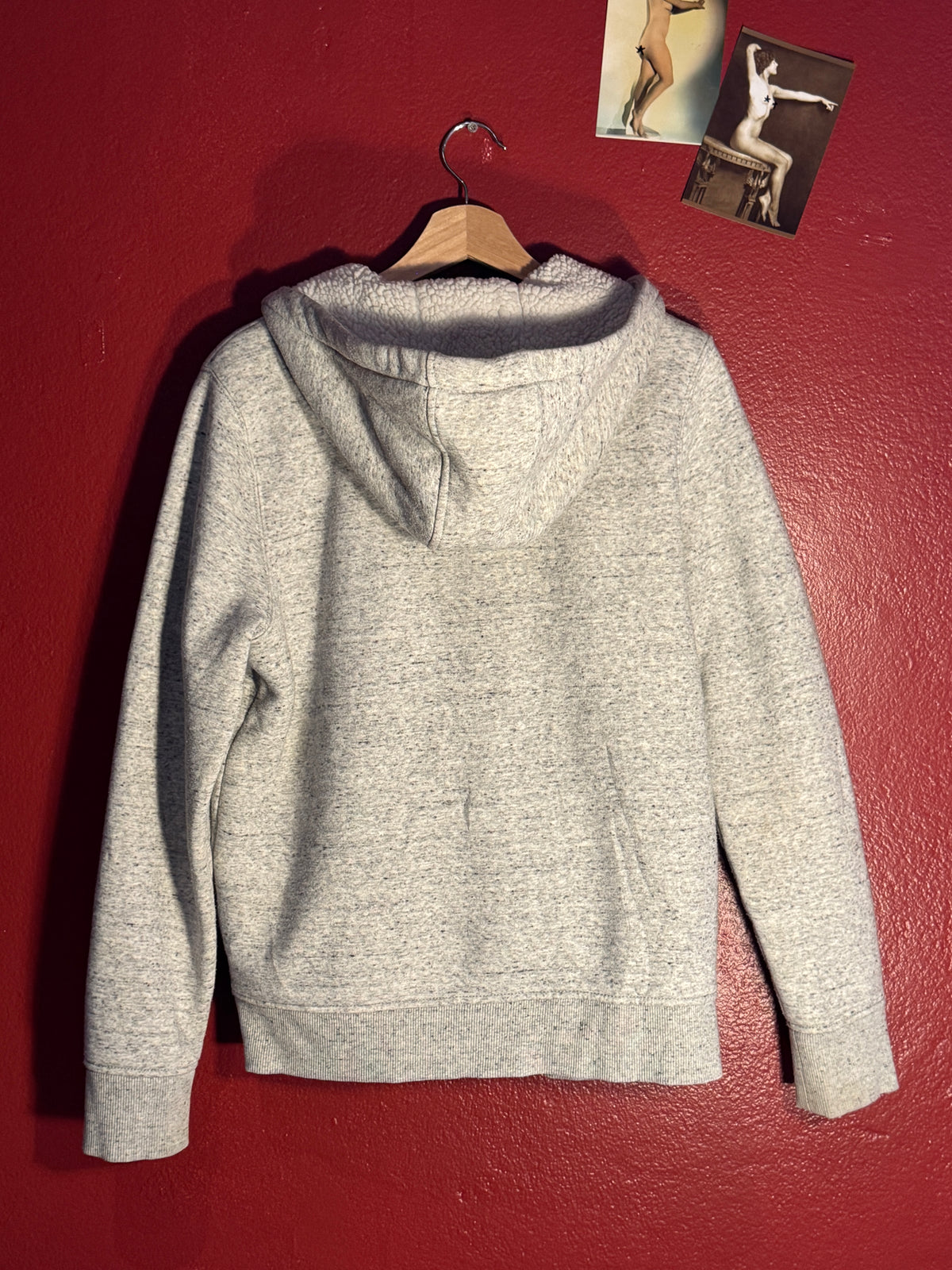 Vintage Carhartt Sherpa Lined Full Zip Hoodie (M)