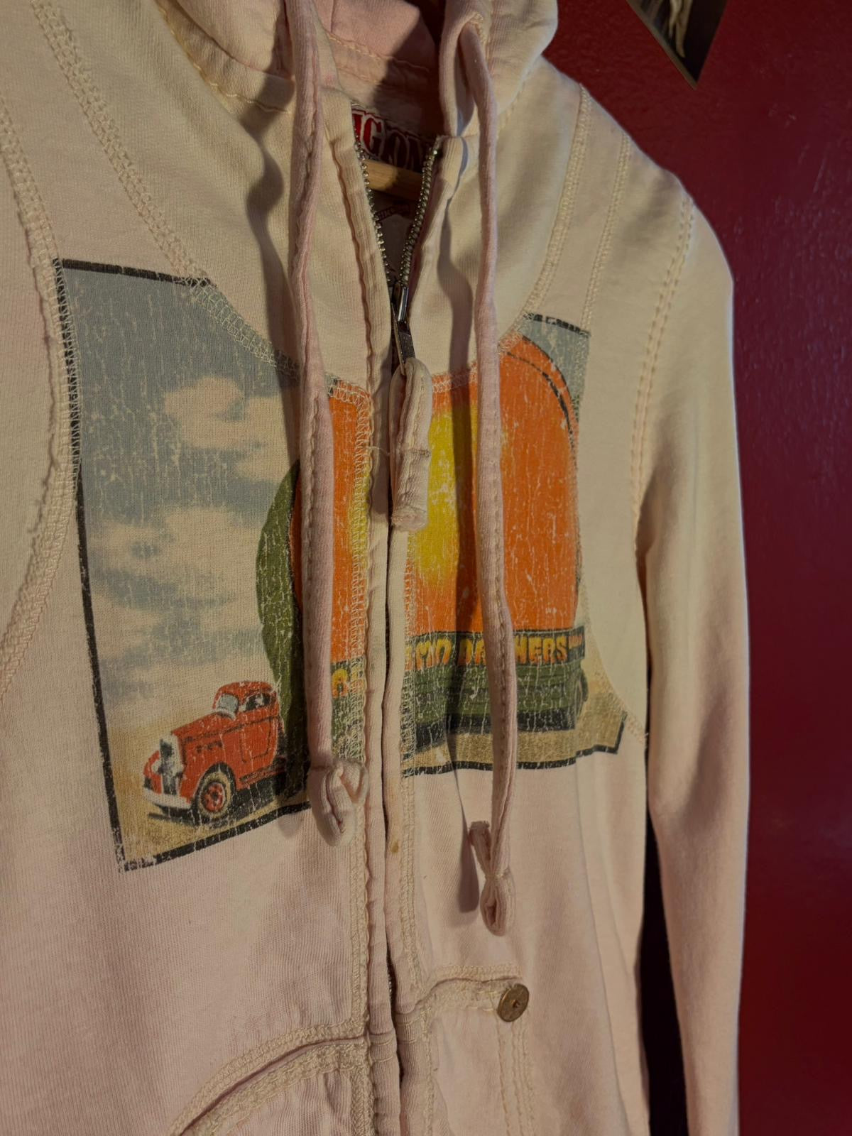 Vintage Y2K True Religion Allman Brothers Big T Zip Hoodie [S]
