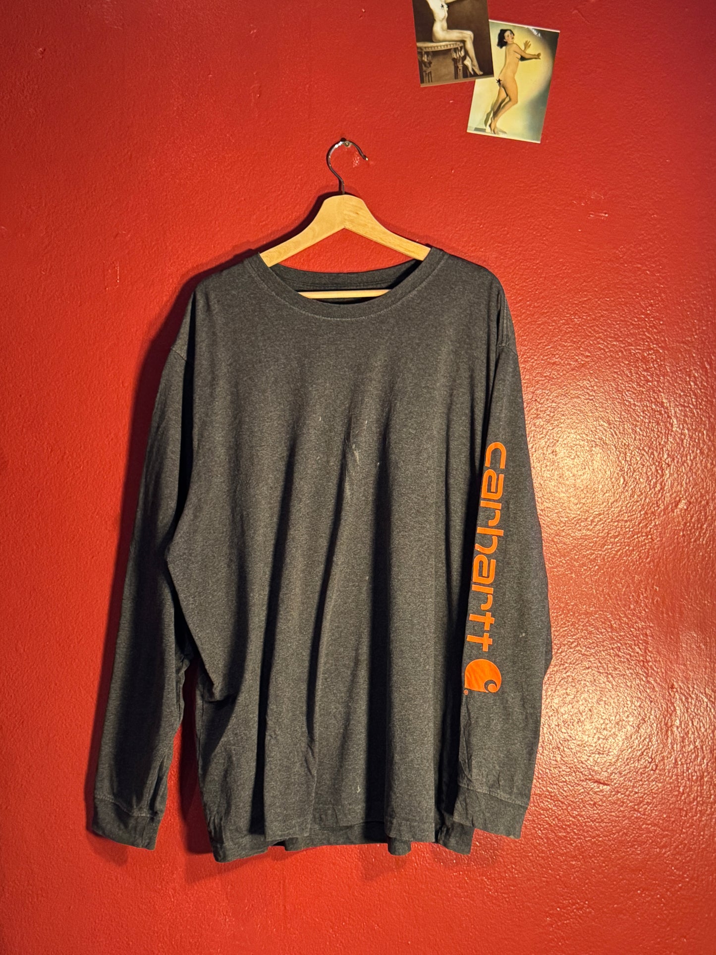 Carhartt Long Sleeve Logo T-Shirt - XL (AU XXL)