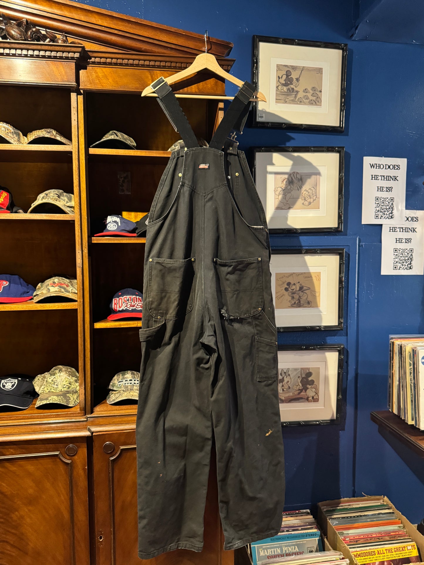 Vintage Dickies Black Duck Canvas Overalls