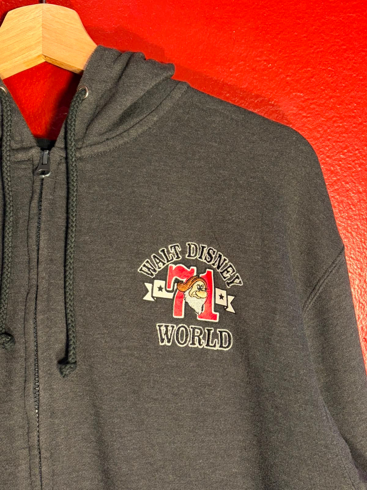 Vintage Walt Disney World 1971 Grumpy Zip Hoodie - M (AU M)