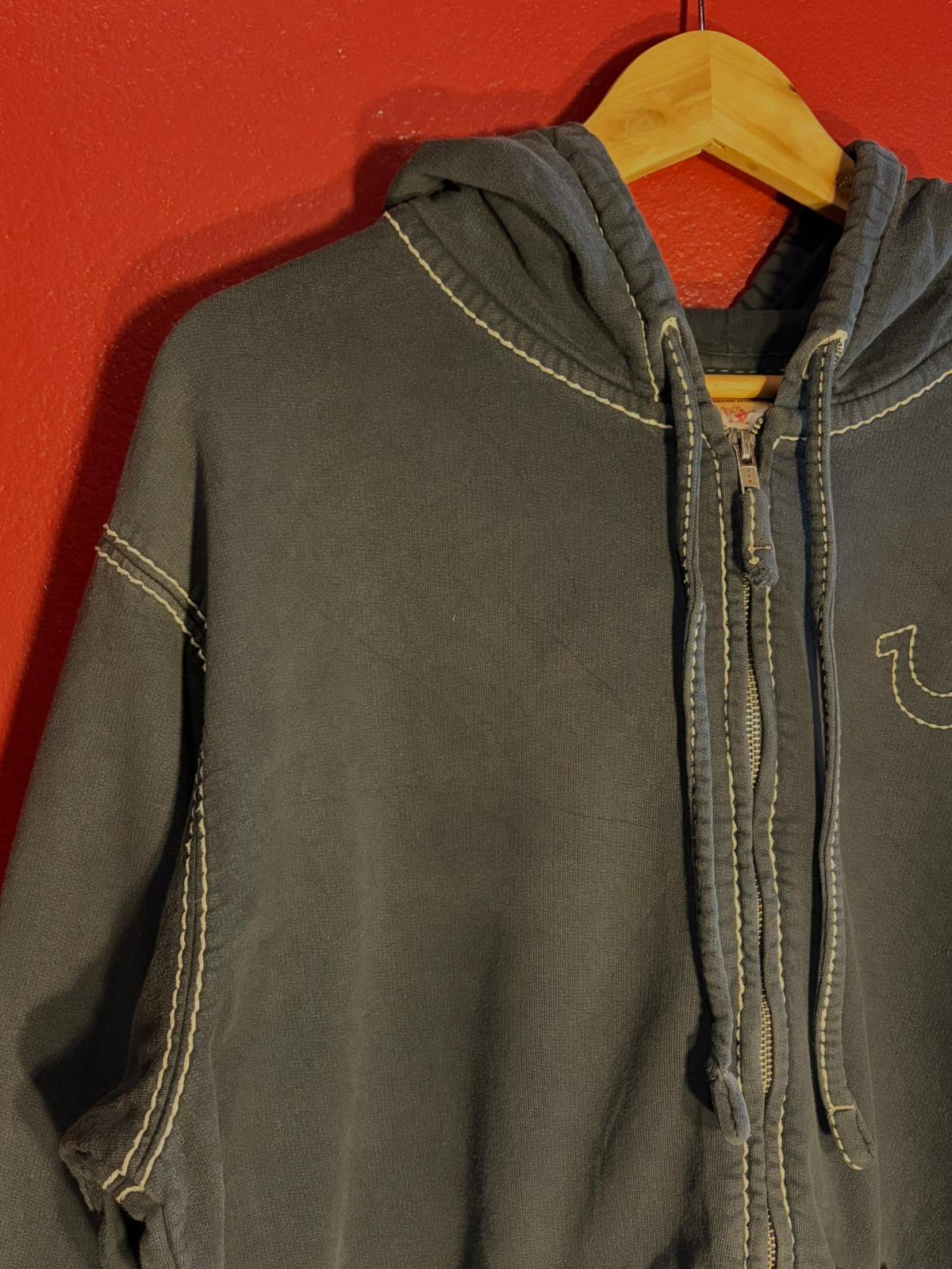 Vintage Y2K True Religion World Tour Contrast Stitch Hoodie