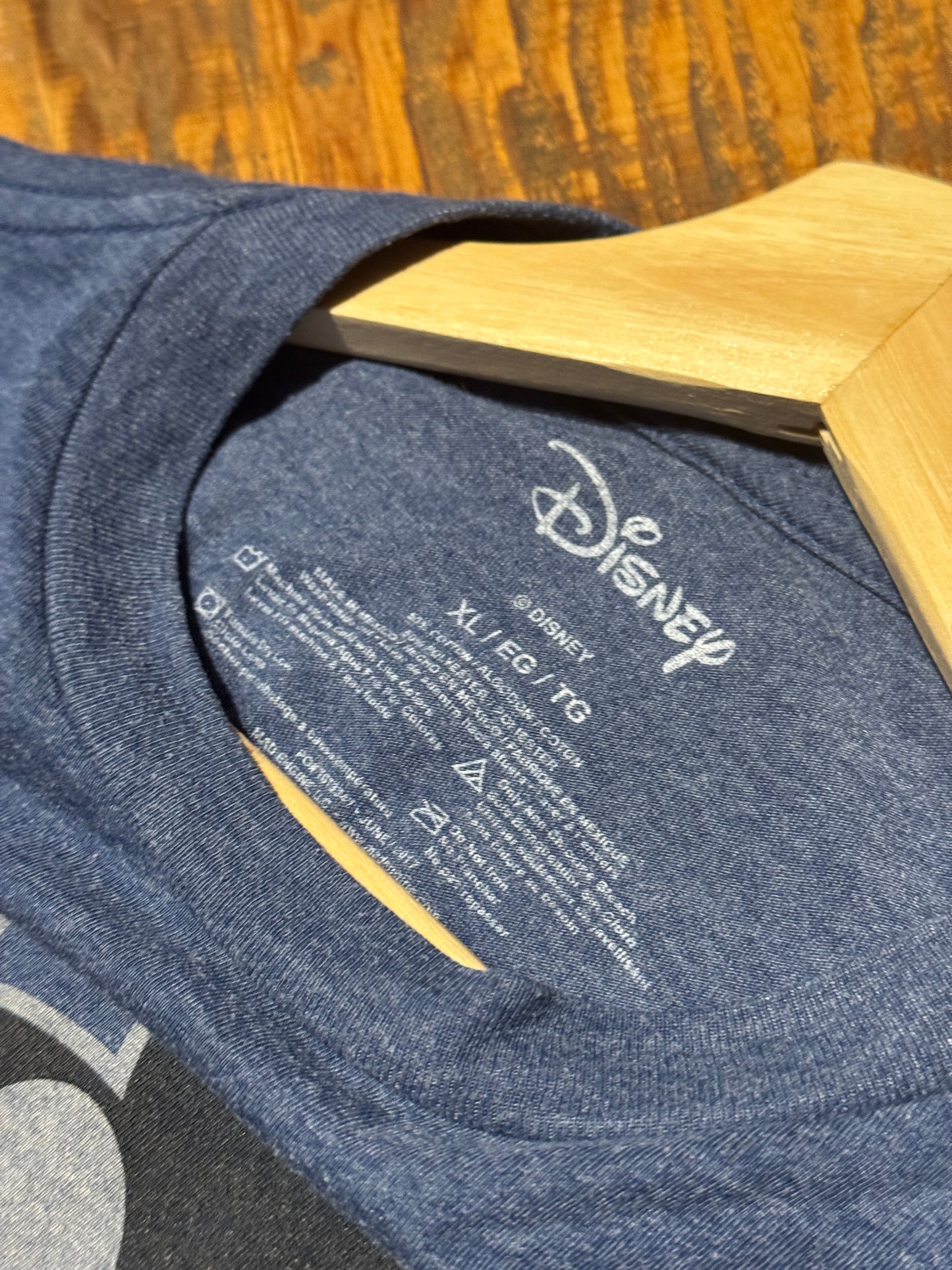 Mickey, Goofy, Pluto & Goofy Unisex Navy Disney Tee [S]