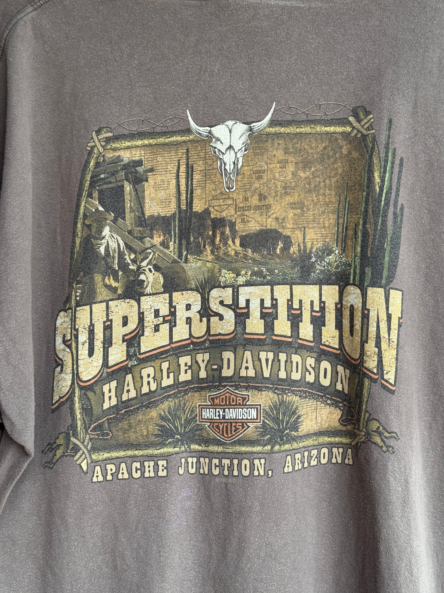 Harley Davidson Vintage Tee - Apache Junction, Arizona [2XL]