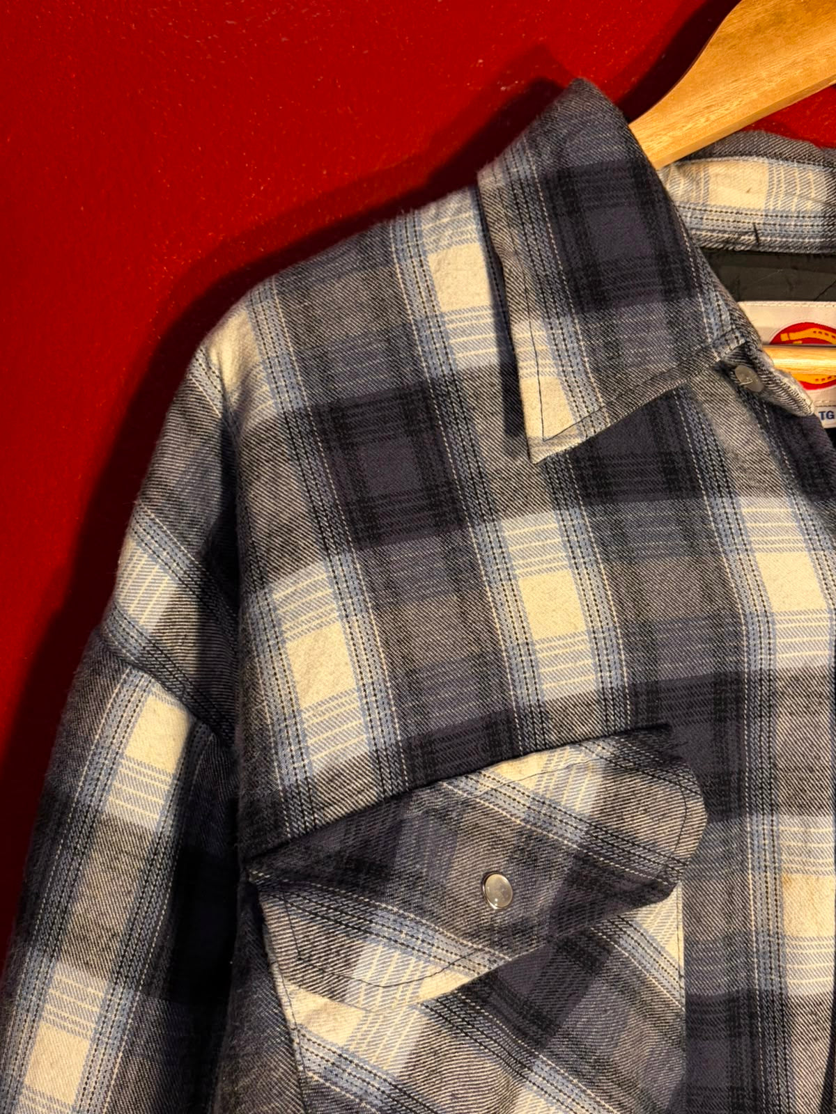 Vintage Dickies Quilted Plaid Flannel Shirt Jacket [XL]