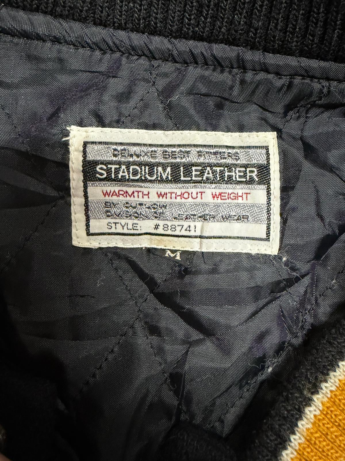 Vintage Stadium Leather Varsity Jacket [M]