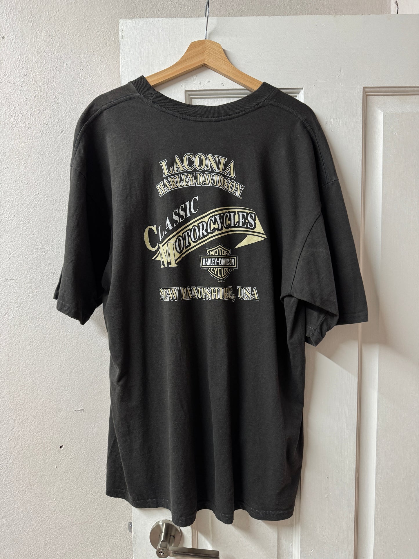 Harley Davidson Laconia New Hampshire Graphic T Shirt [2XL]