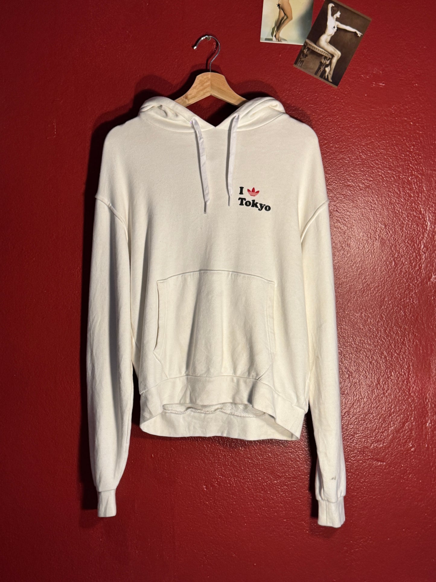 White Adidas x Disney Hoodie [M]