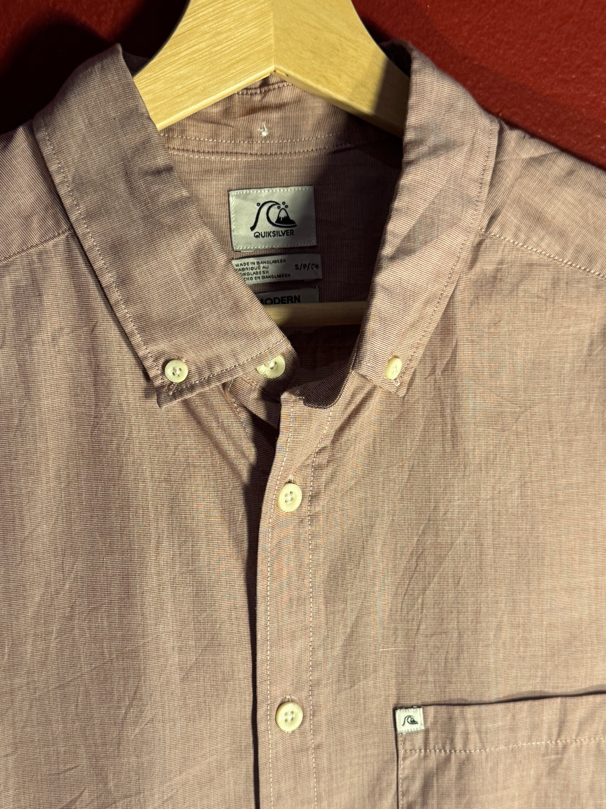 Quiksilver Short-Sleeve Button-Up Shirt [S]
