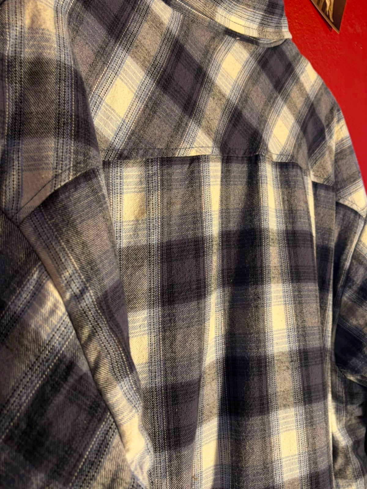 Vintage Dickies Quilted Plaid Flannel Shirt Jacket [XL]