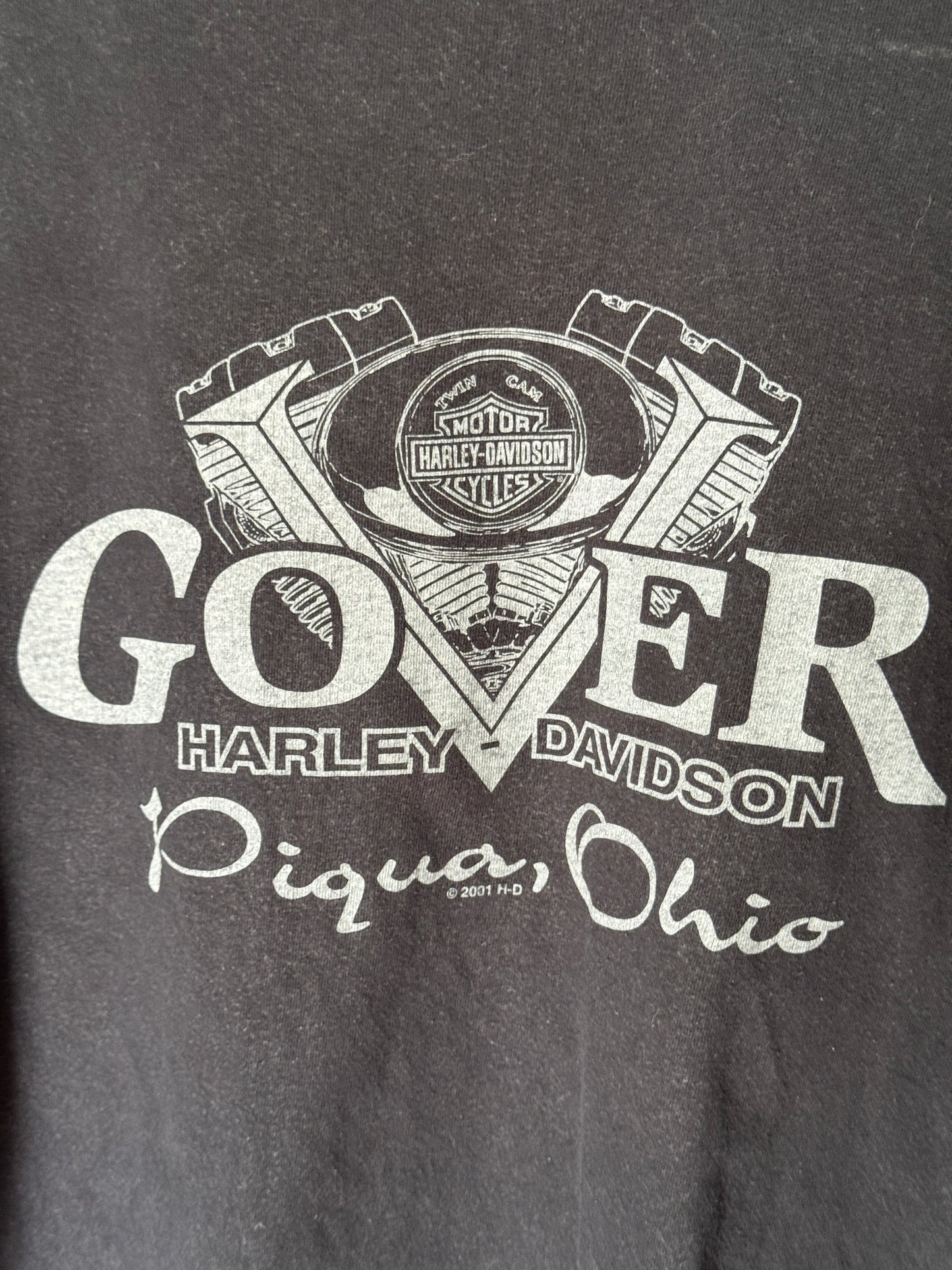 Harley Davidson Vintage Tee - Piqua, Ohio [2XL]