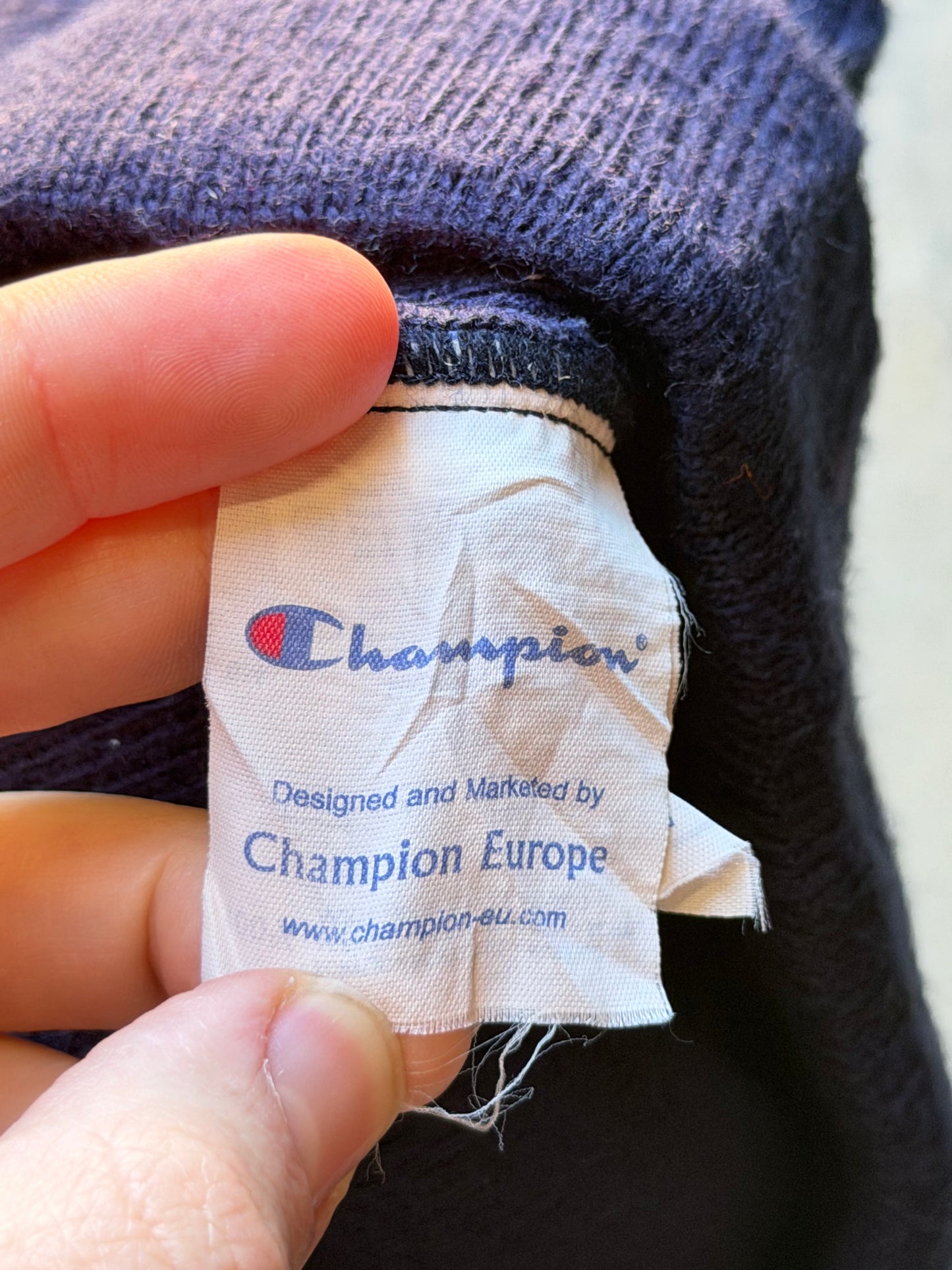 2000s Champion Beanie - Navy [Made in Italy]