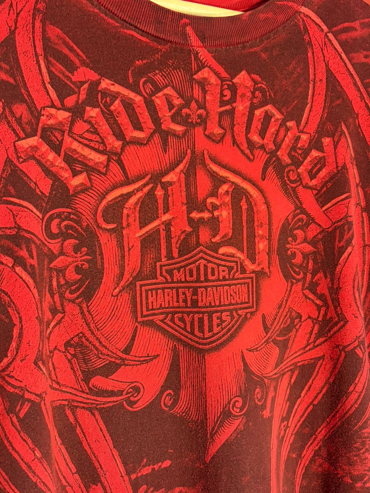 Harley-Davidson All Over Graphic T-Shirt [L]