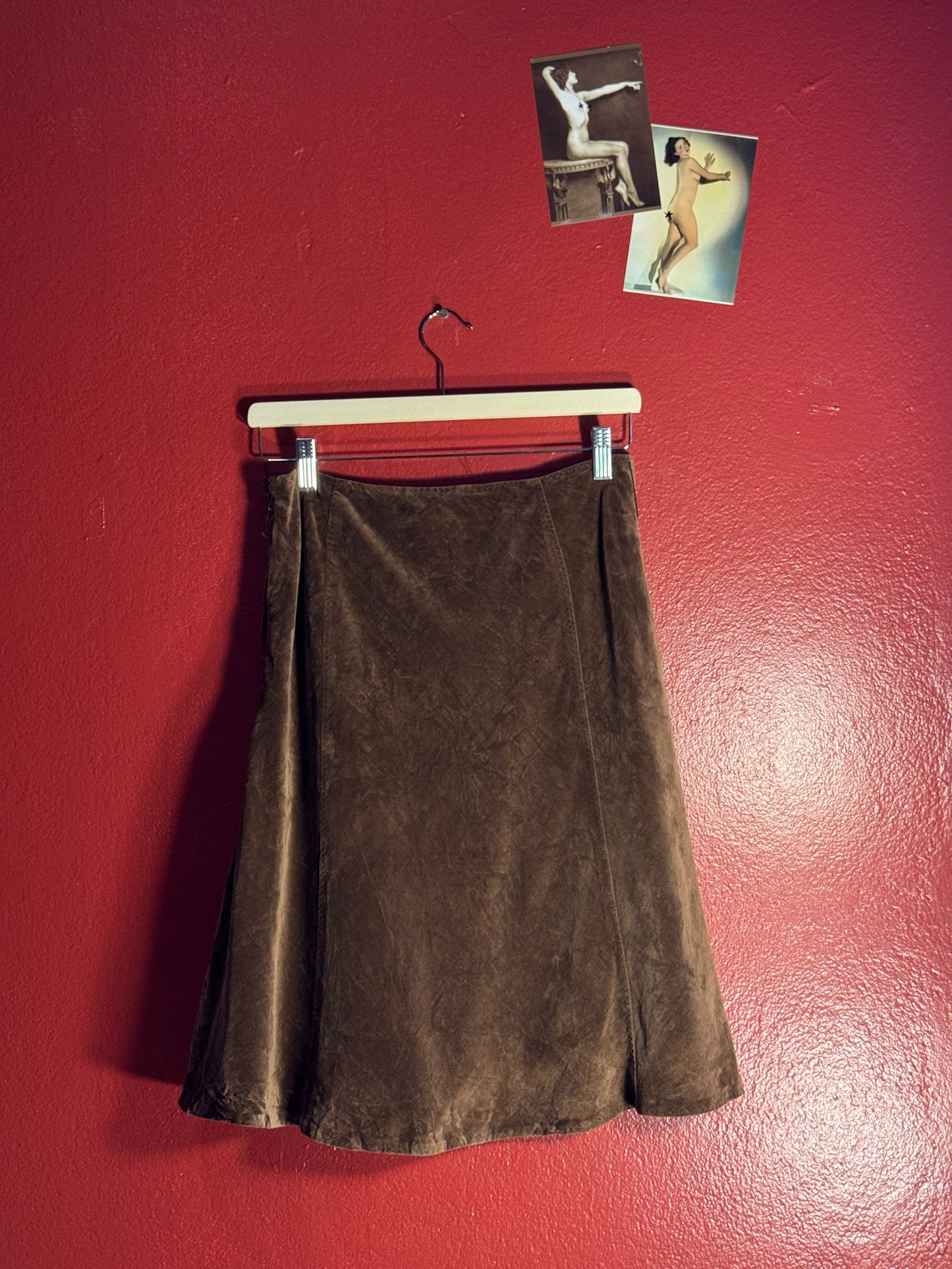 Vintage Burberry Blue Label Velour A-Line Skirt - 38 (AU Women’s 10)