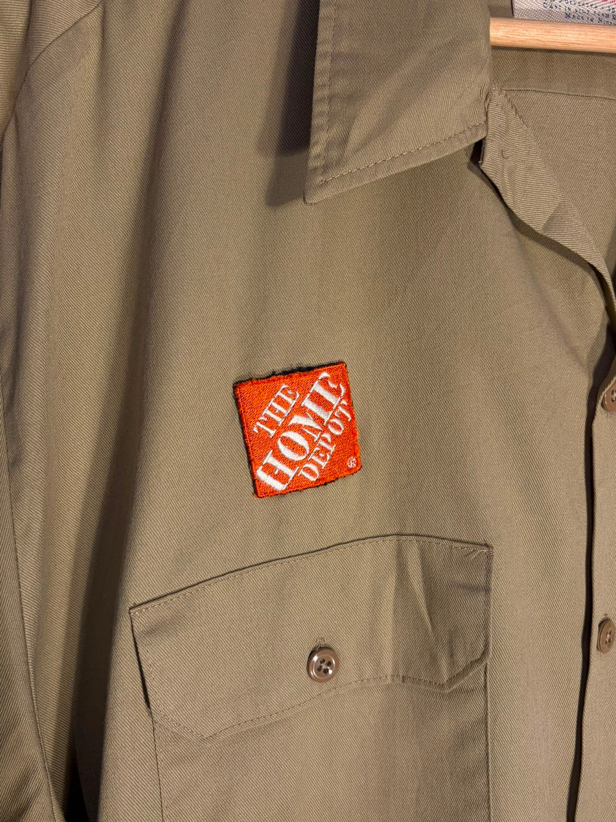 Vintage Dickies Short Sleeve Work Shirt (2XL)
