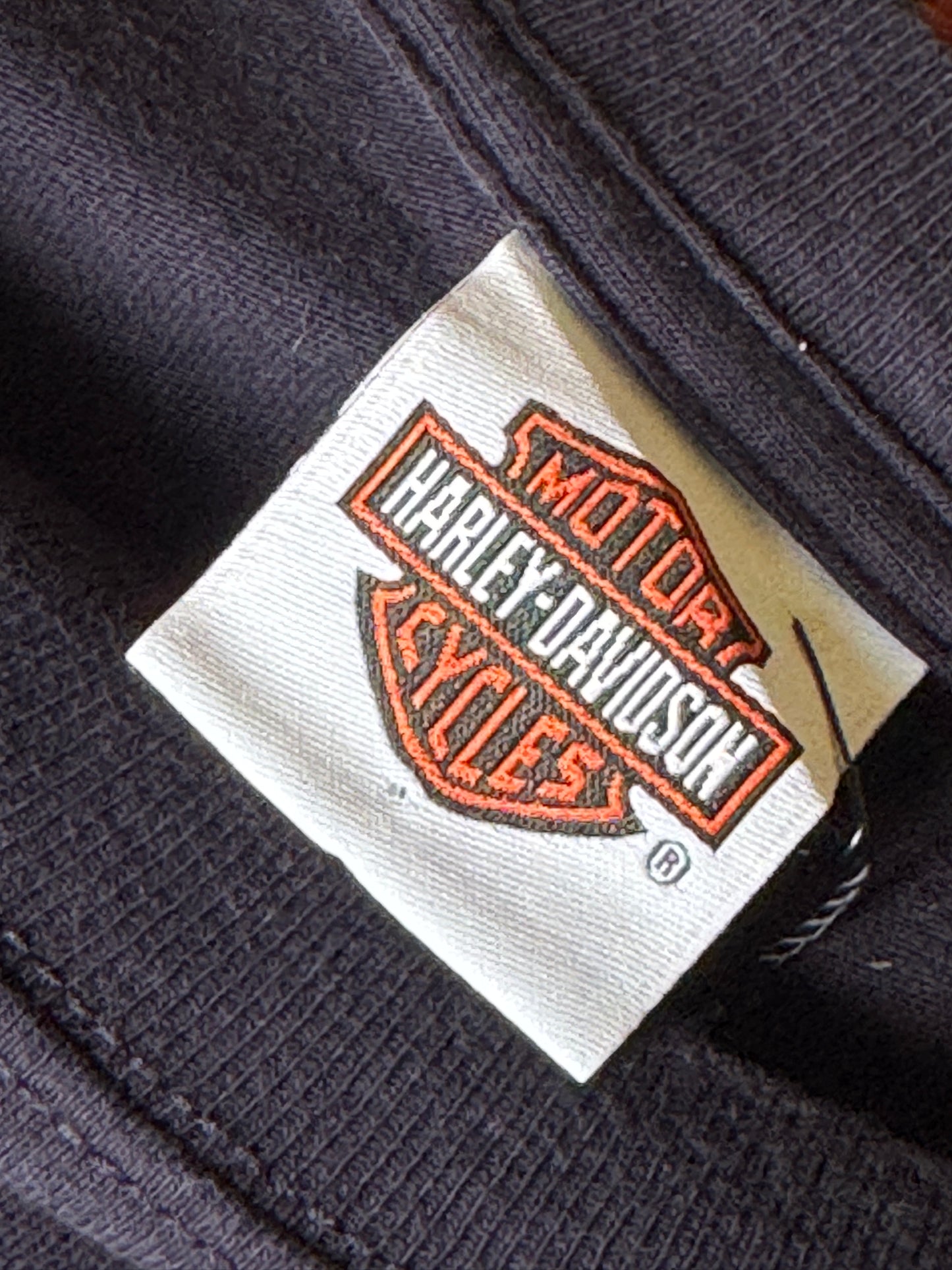 Harley Davidson Vintage Long Sleeve Tee - Dodge City, Kansas [L]