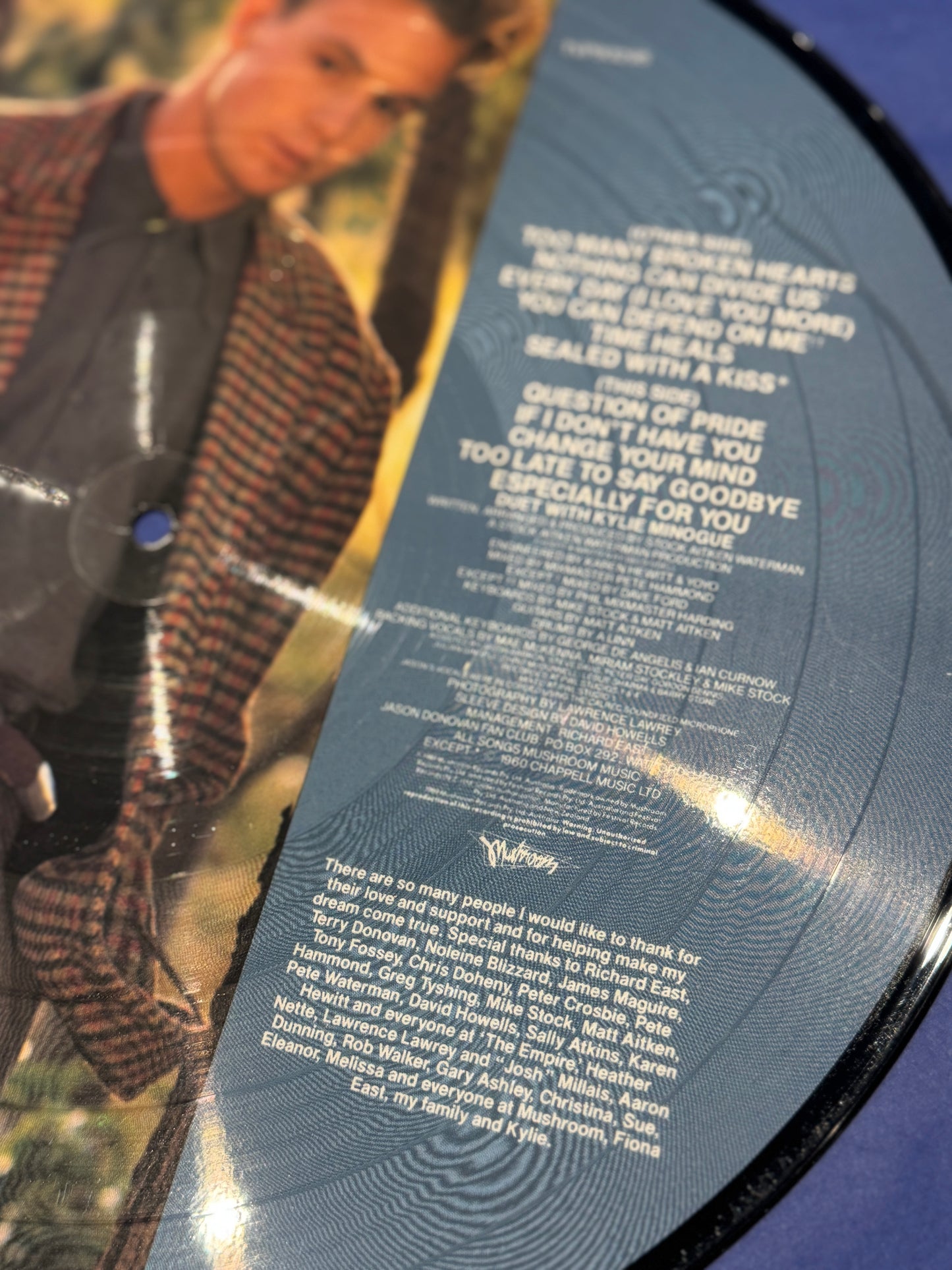 Jason Donovan - Ten Good Reasons (Picture Disc Vinyl LP, 1989)