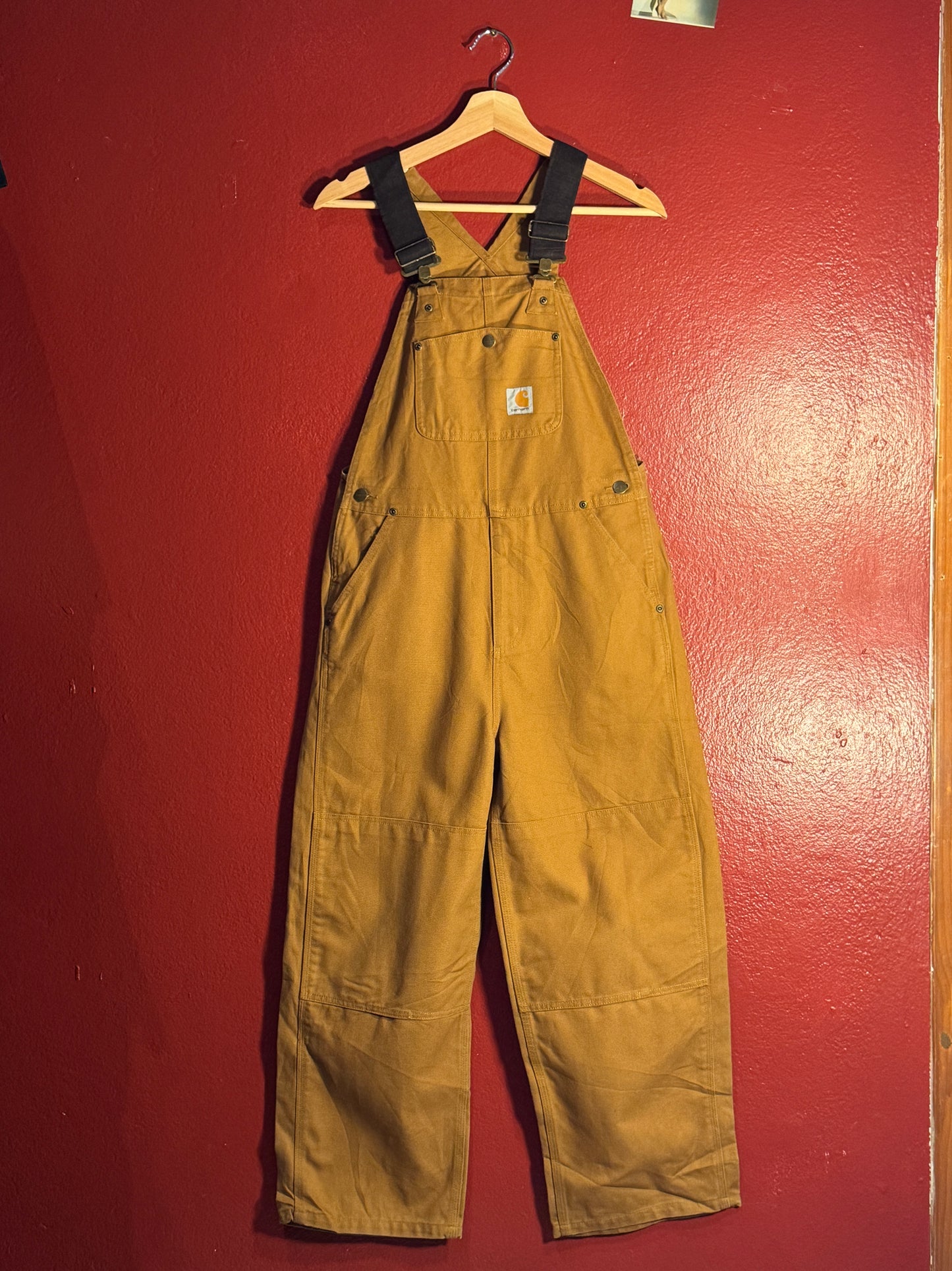 Carhartt Duck Canvas Bib Overalls - W32