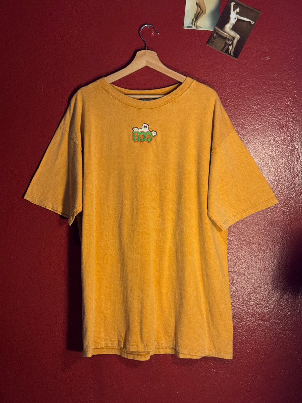 Harley Davidson Halloween Boo Embroidered Tee [XL]