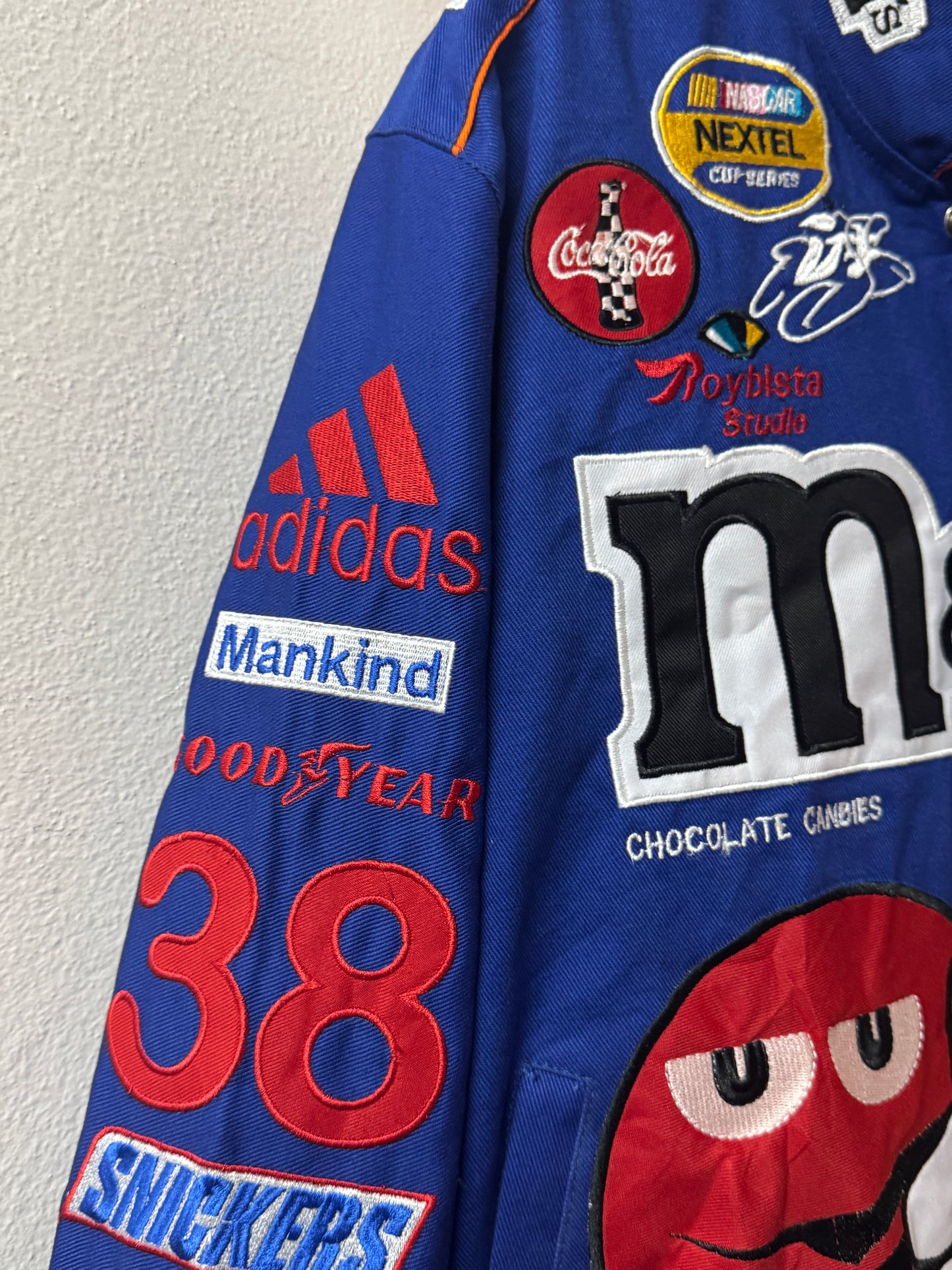 M&M’s Racing Jacket Reworked Patchwork