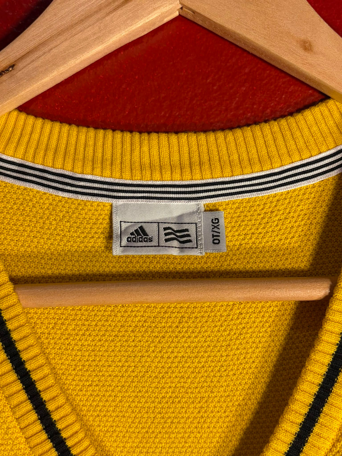 Adidas Golf Knit Vest Yellow [L/XL]