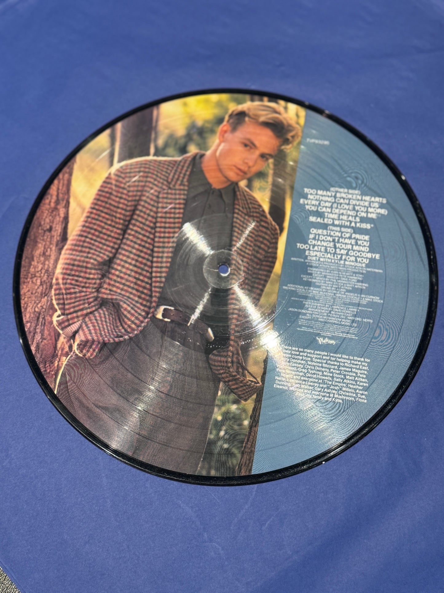 Jason Donovan - Ten Good Reasons (Picture Disc Vinyl LP, 1989)