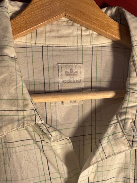 Adidas Originals Plaid Short Sleeve Shirt [M]