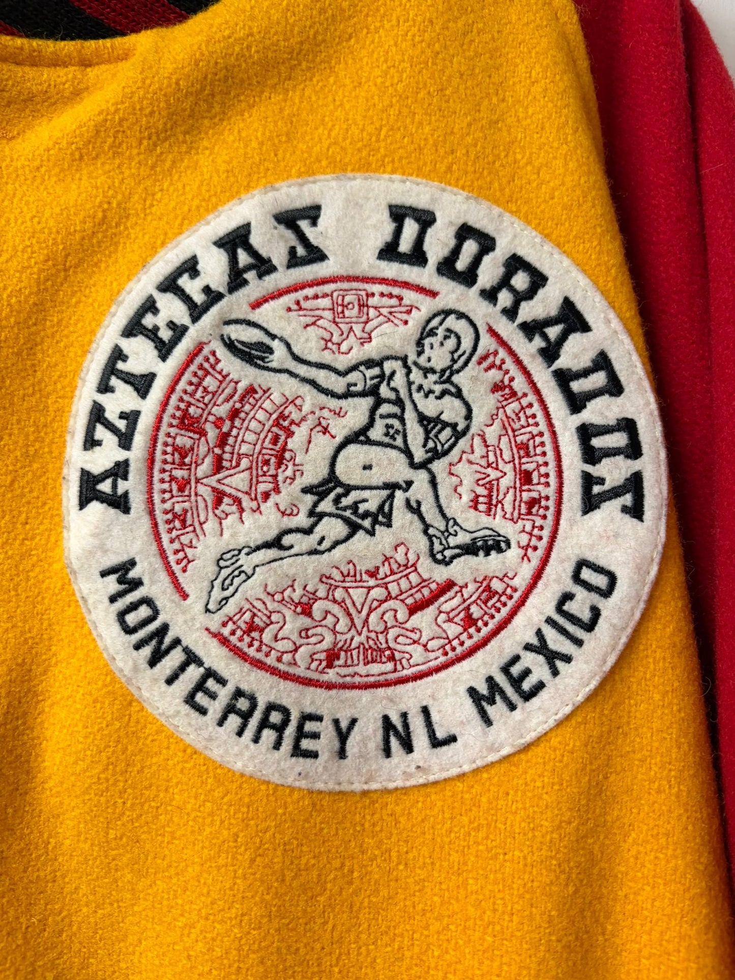 Vintage Aztecas Dorados Wool Bomber Jacket [XL]