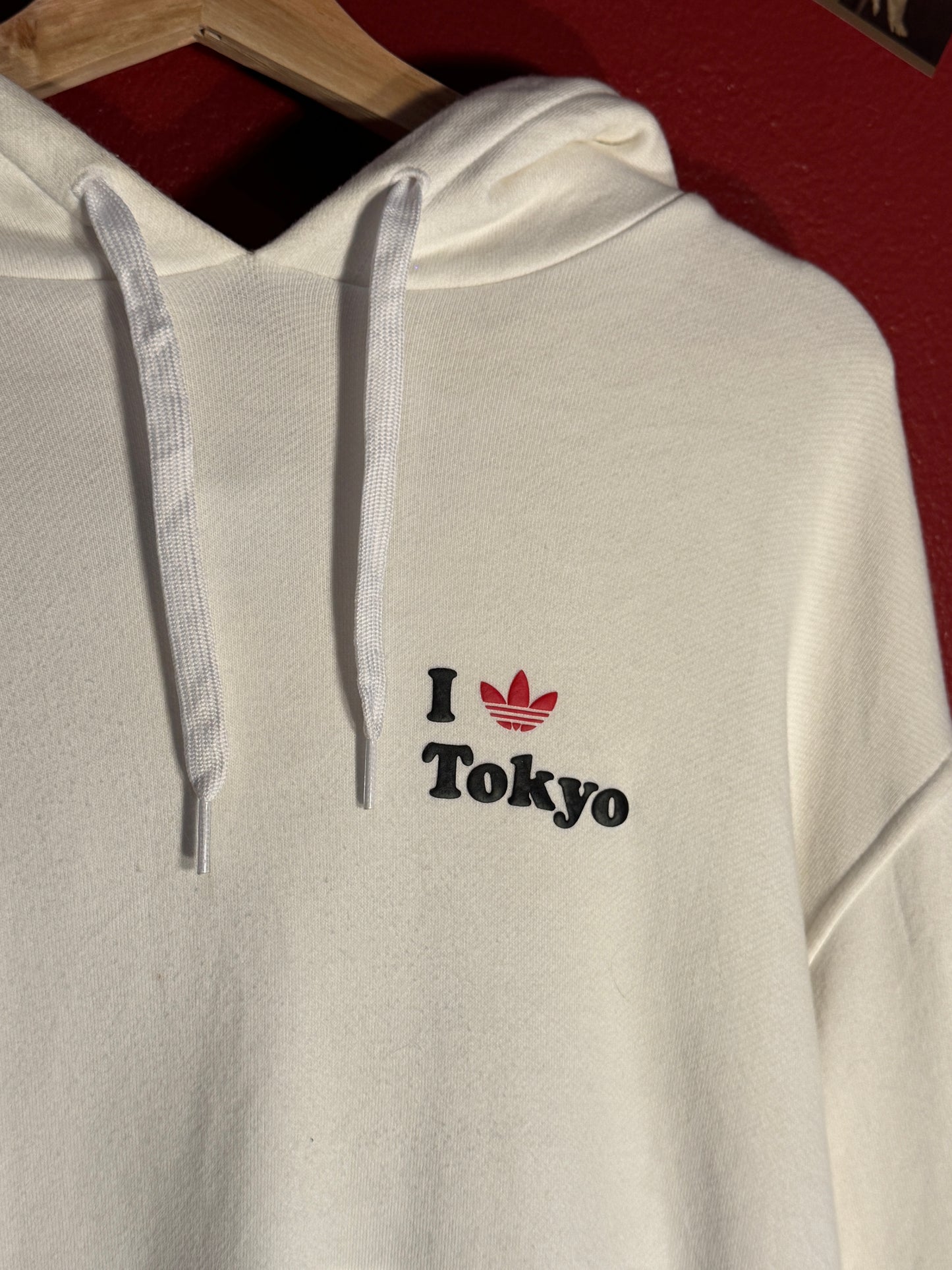 White Adidas x Disney Hoodie [M]