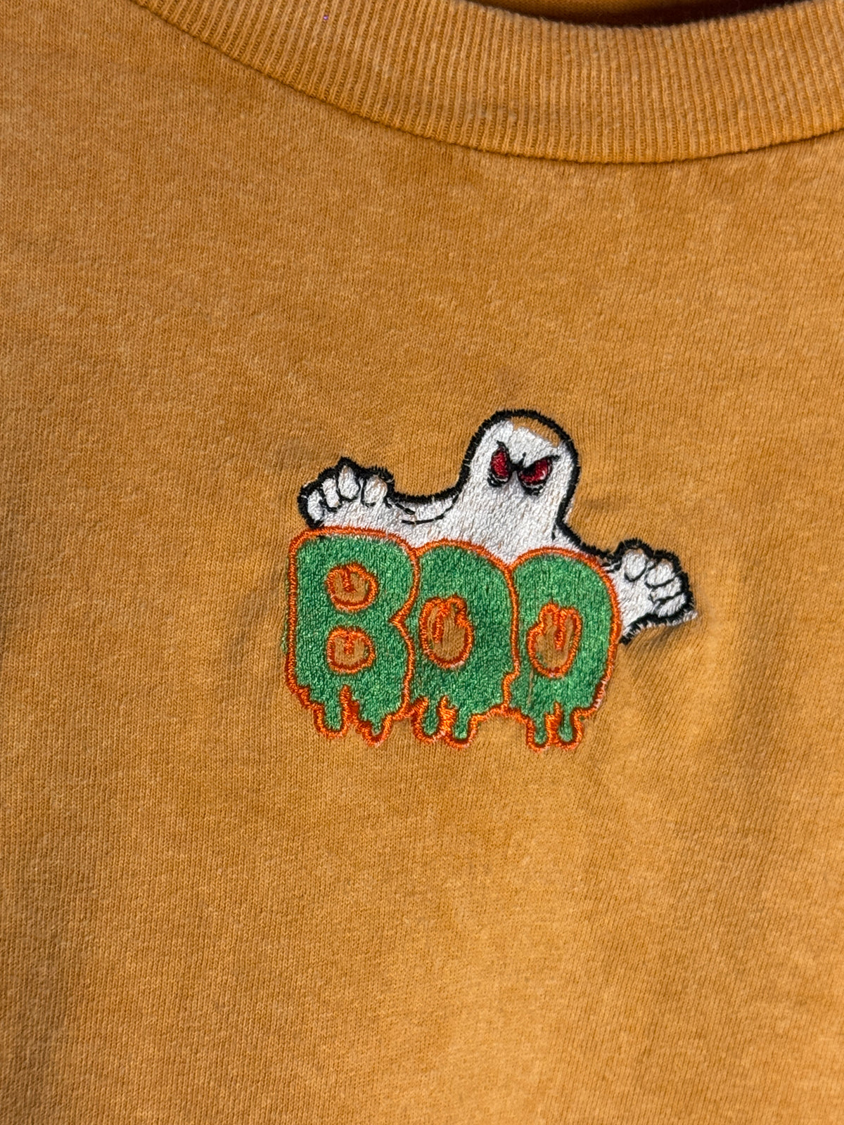 Harley Davidson Halloween Boo Embroidered Tee [XL]