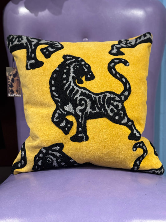 Mustard Tiger Cushion 45x45cm