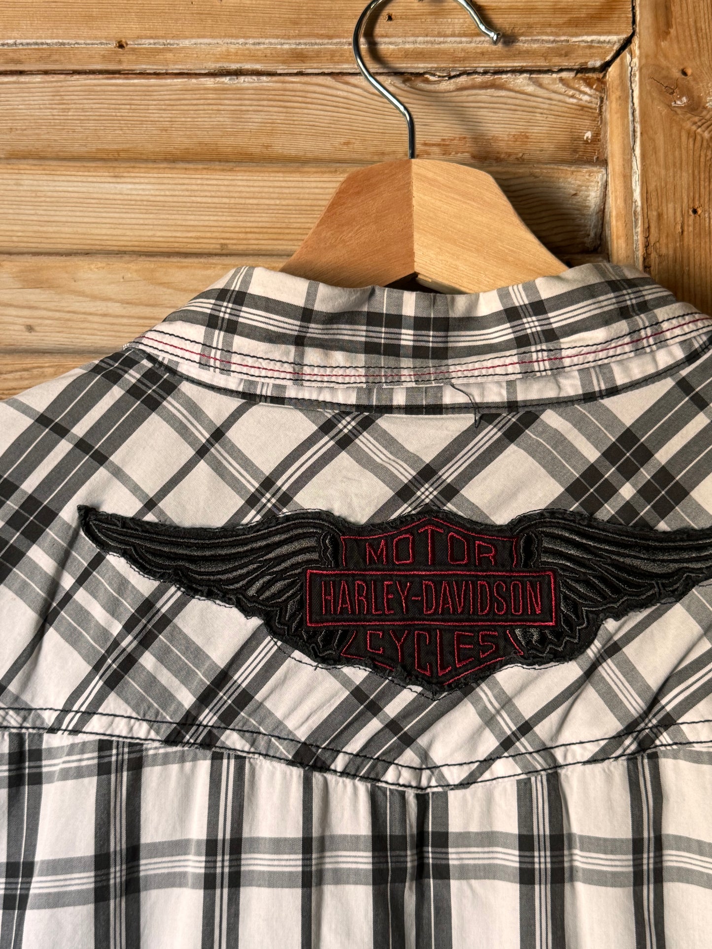 Harley Davidson Short Sleeve Patch Shirt [XL]
