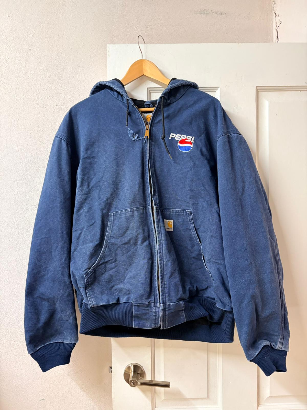 Carhartt PEPSI Navy Canvas Jacket [XL]