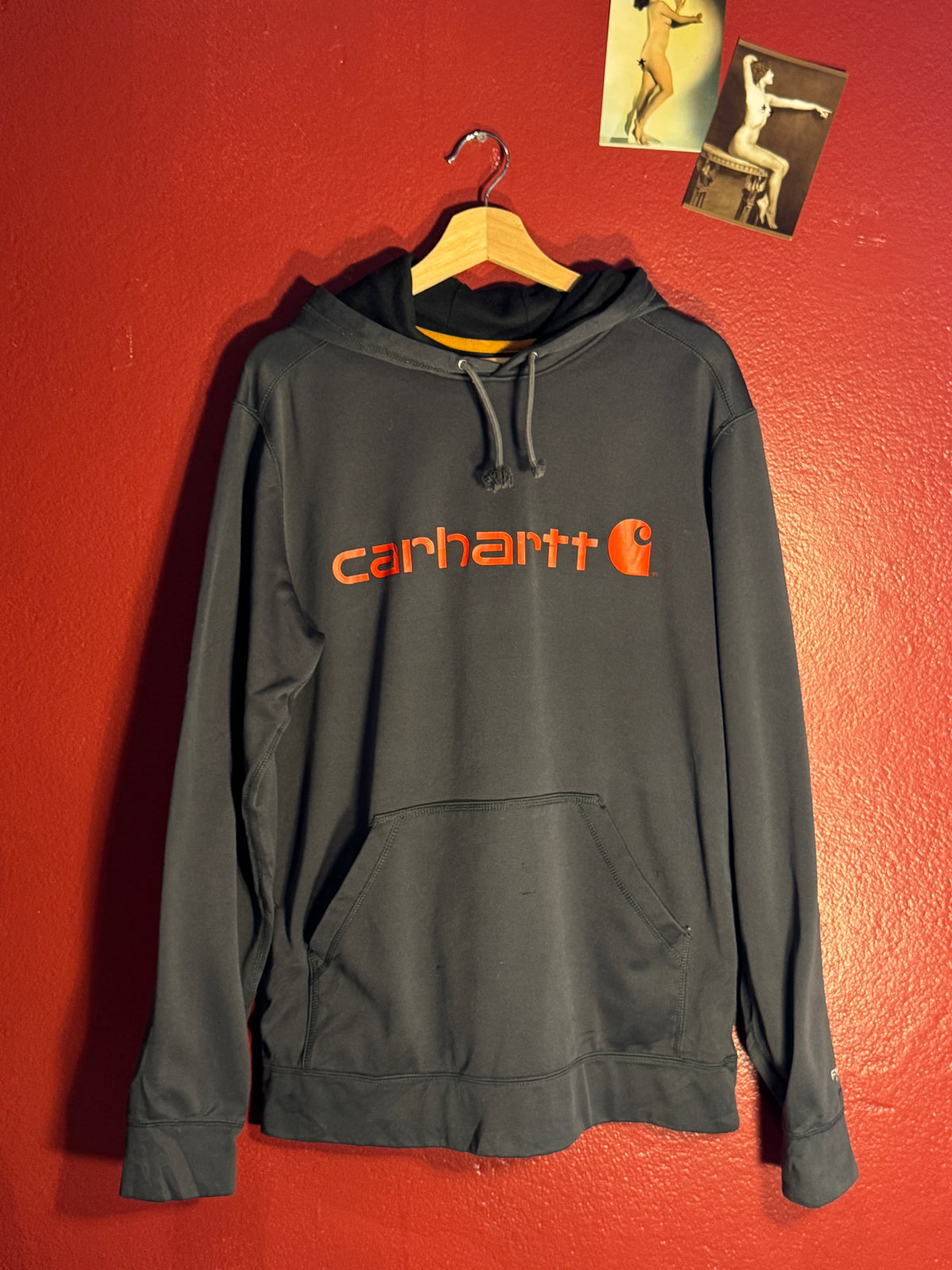 Vintage Carhartt Force Logo Hoodie (M)