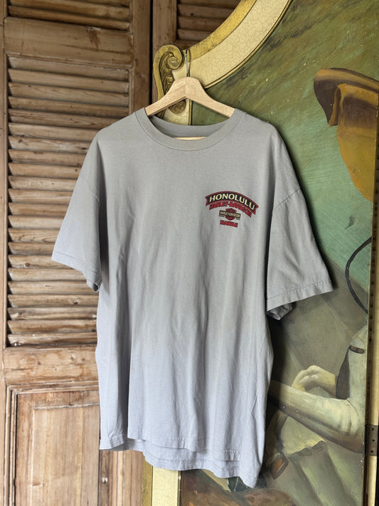 Harley Davidson Vintage Tee - 75th Pearl Harbour [2XL]