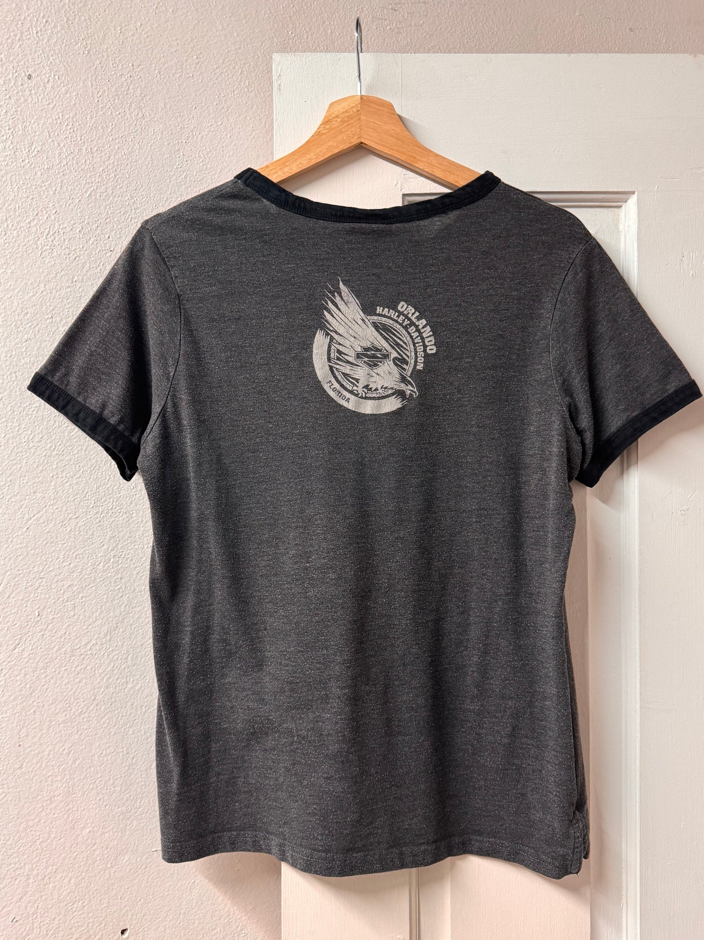 Harley Davidson Orlando Grey Womens Top [L]