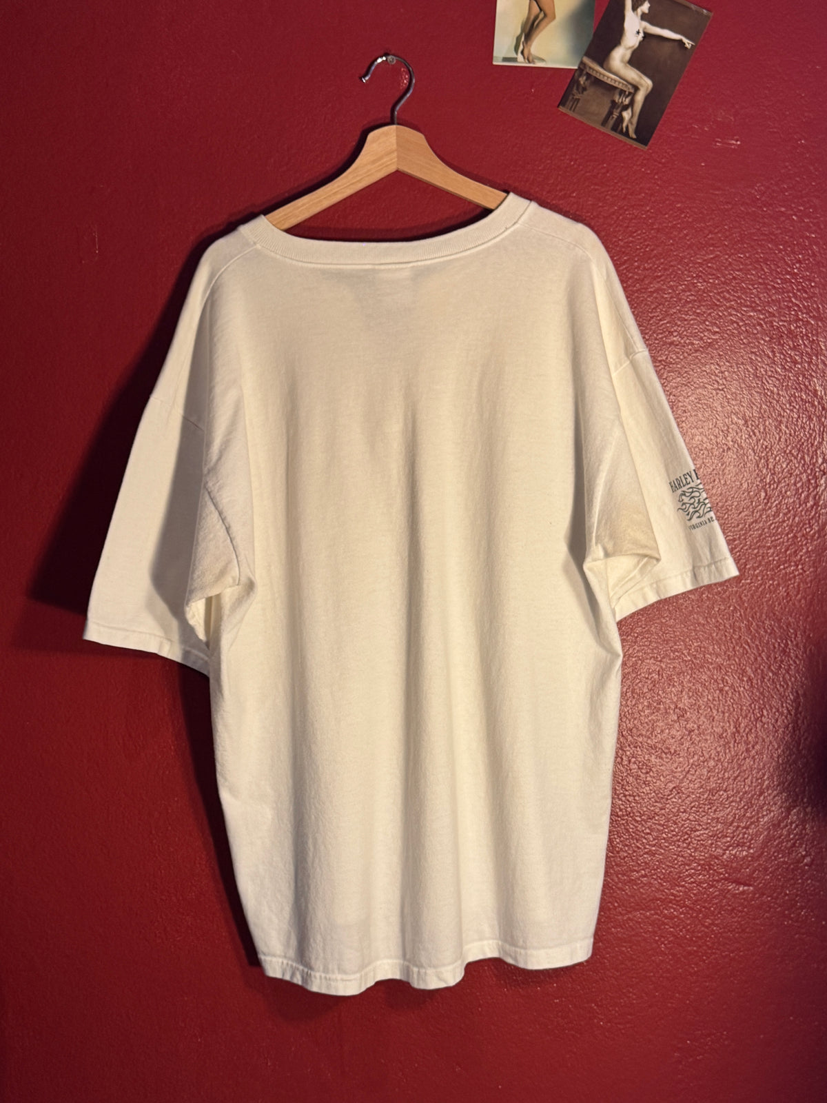 Vintage Harley Davidson Henley Tee [XL]