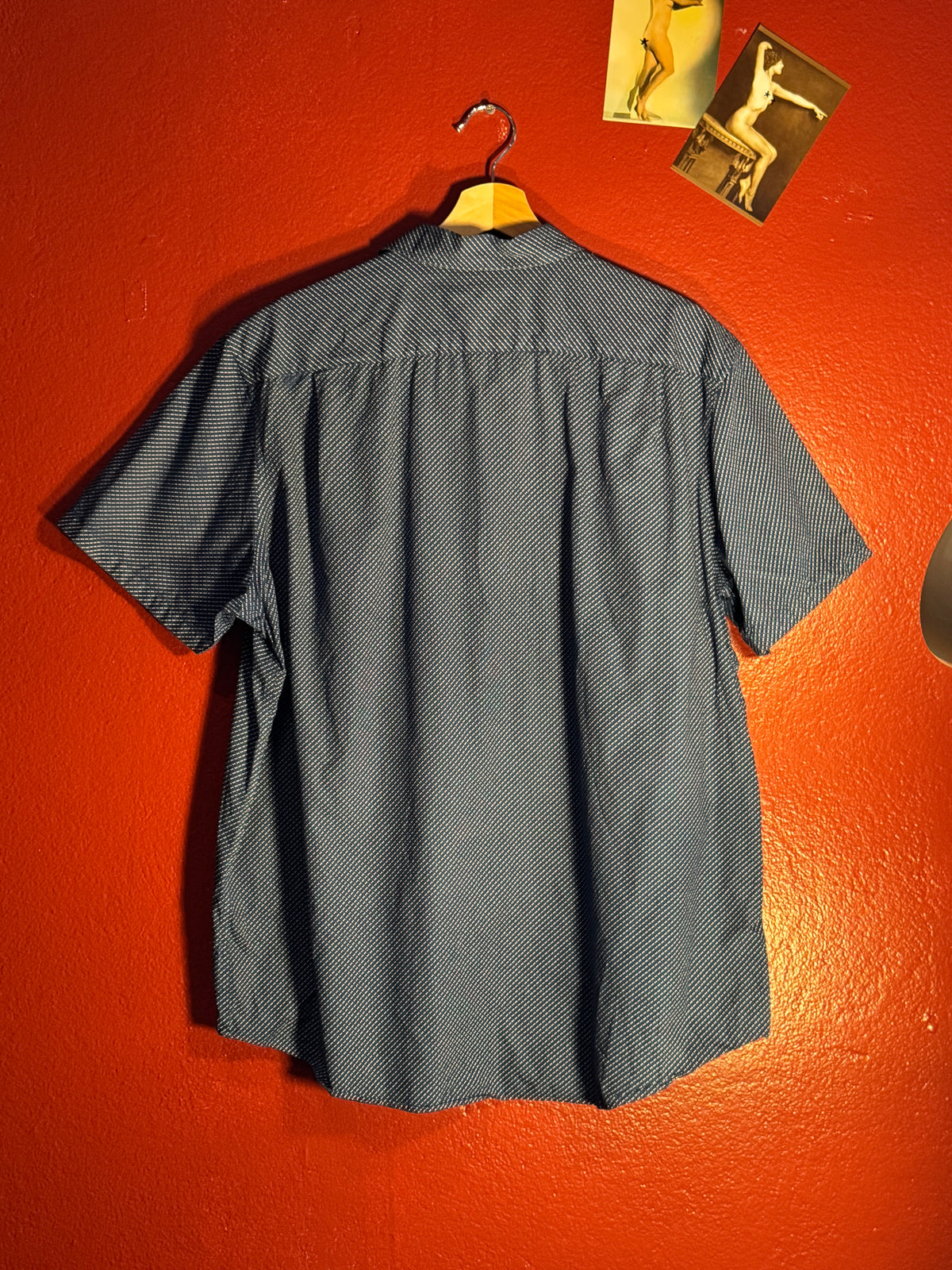 Michael Kors Patterned Short-Sleeve Shirt [XL]