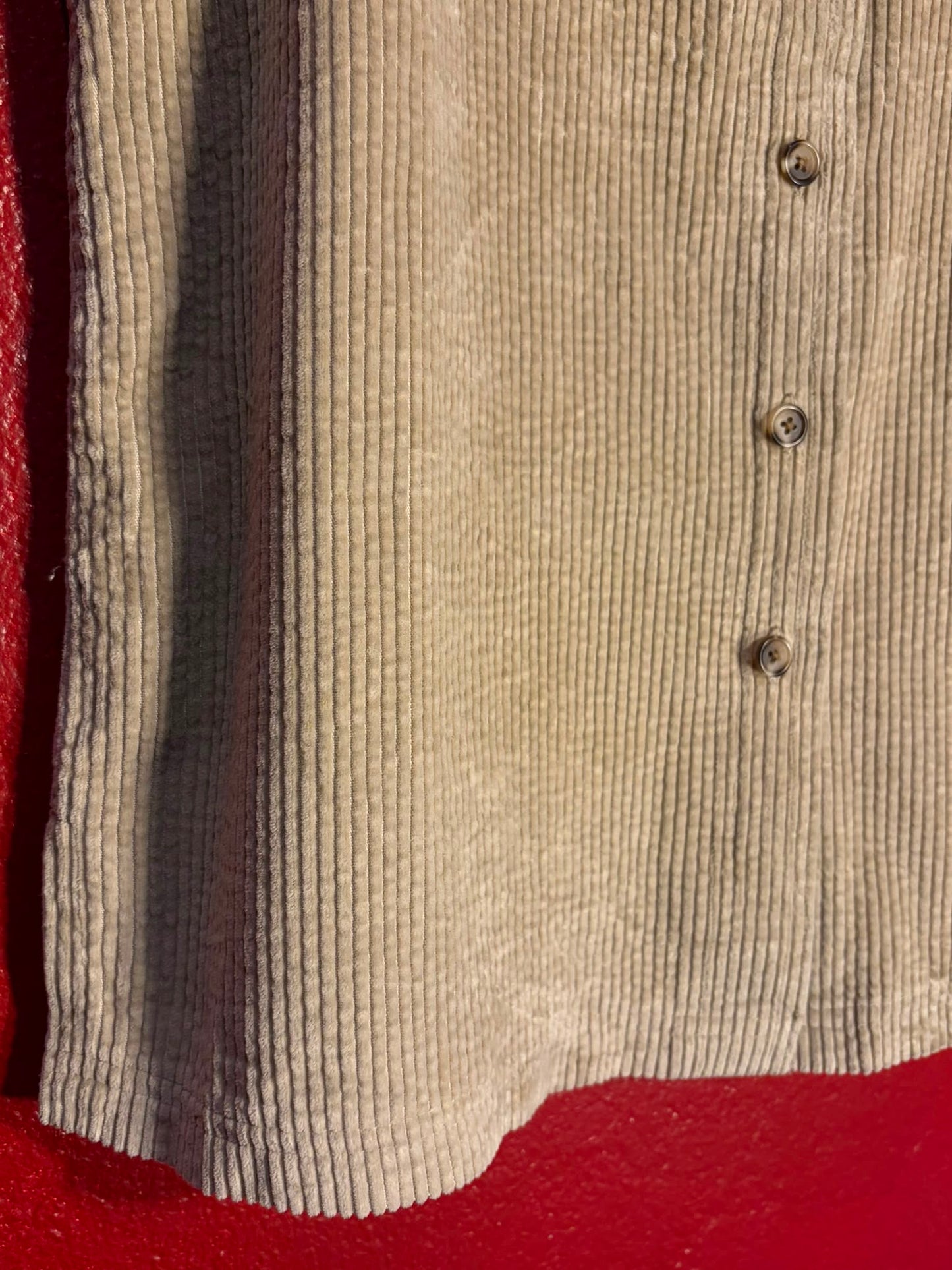 L.L.Bean Corduroy Sleeveless Button Shirt [S]