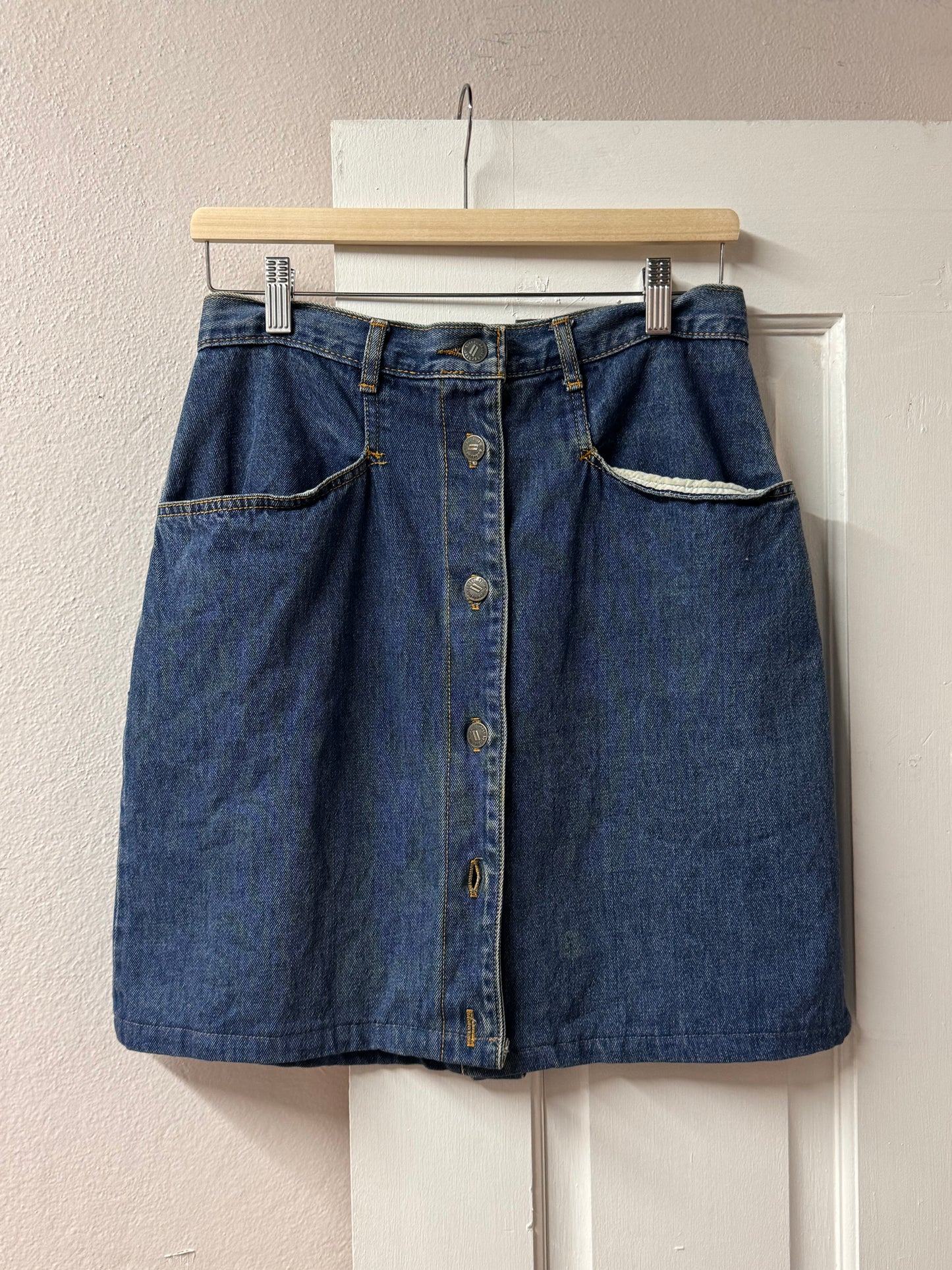 Vintage Daniel Hechter Paris Denim Skirt [AU 6]
