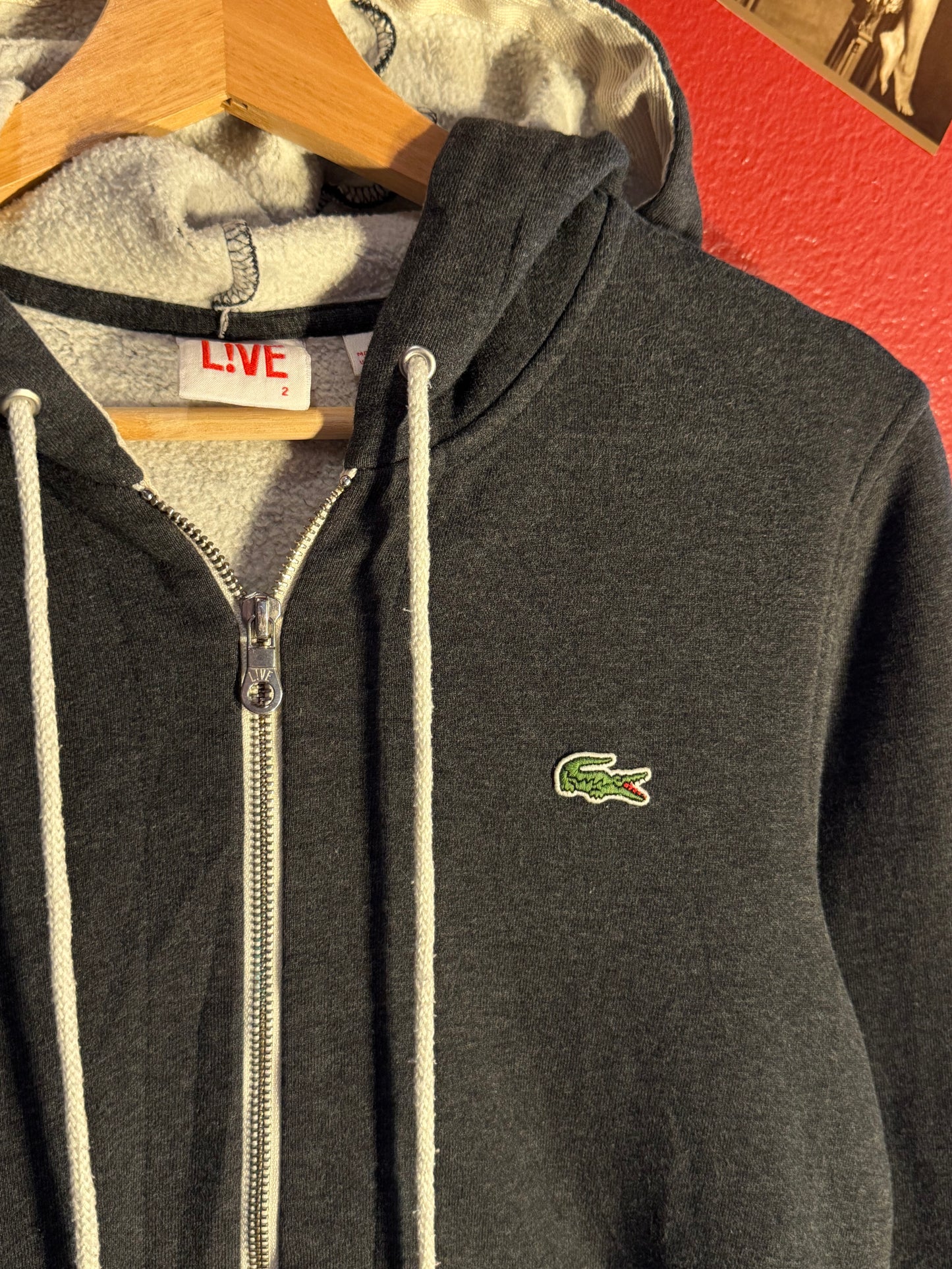 Lacoste Womens Charcoal Hoodie [XS/S]